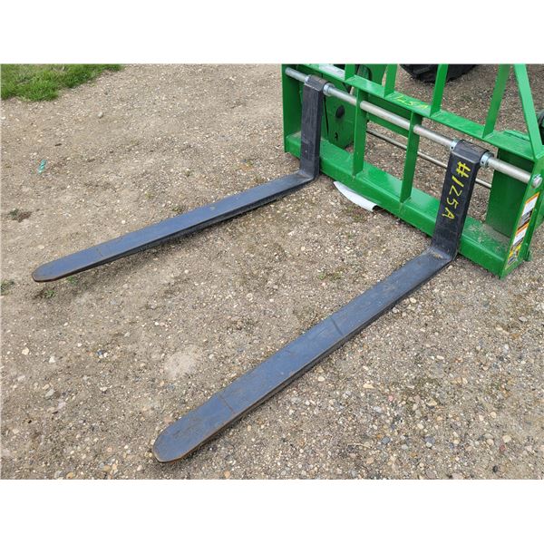 (Lot #'s 125, 125A & 125B are a Group Lot) JD Forks, Tractor must stay until Wed Aug 20th, 11 am