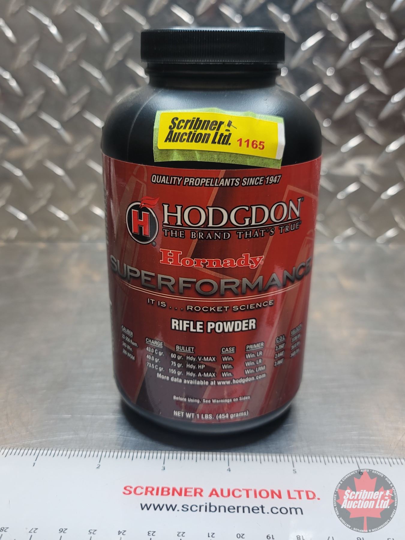 RIFLE POWDER : HODGDON Hornady Superformance : 1-LB Bottle (Full) (SEE ...