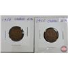 Image 2 : Canada One Cent (7): 1954; 1955; 1956; 1957; 1958; 1959; 1961 (SEE PICS!)  (Listing & Descriptions a