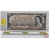 Image 1 : Canada $100 Bill 1954 : Beattie/Coyne #AJ6746902 (See Pics for Varieties, Conditions, Serial Numbers