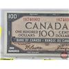 Image 2 : Canada $100 Bill 1954 : Beattie/Coyne #AJ6746902 (See Pics for Varieties, Conditions, Serial Numbers