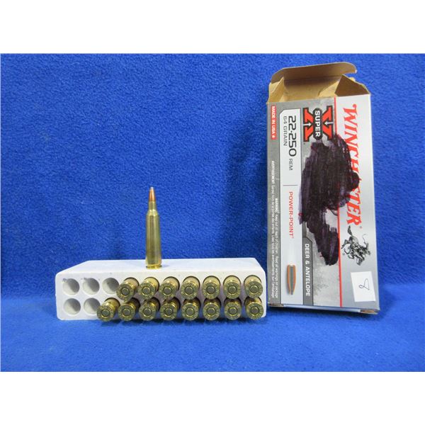 22-250 Rem. (PICKUP ONLY) 64gr PP Winchester Super-X