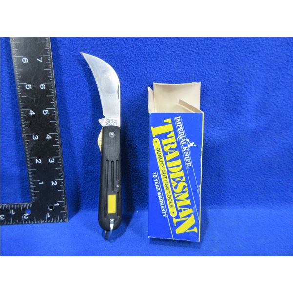 Imperial Knife Tradesman TM1 Hawkbill Folding Lock Knife