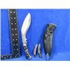 Image 1 : Small Kukri Knife 3 Knife Set with Sheath - 6" Blade