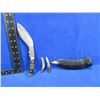 Image 2 : Small Kukri Knife 3 Knife Set with Sheath - 6" Blade