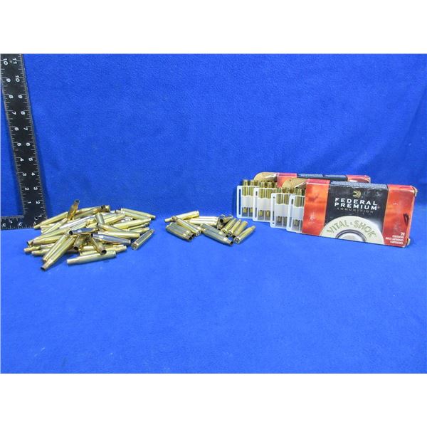 Brass Only - 270 Win. Unprimed - 2 Boxes of 20, Bag of 70