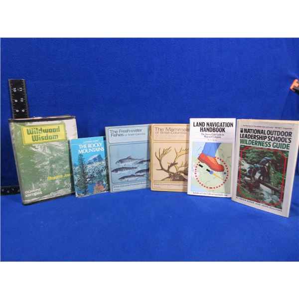 6 Hunting, Fishing, Wilderness Books/Guides