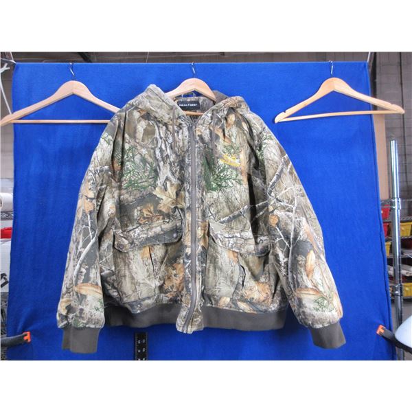 Realtree Edge Camo Jacket with Hood - Appears to be 2XL