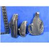 Image 1 : 3 Leather Holsters - Bianchi #5B, Sloan BHS-1 and Unknown