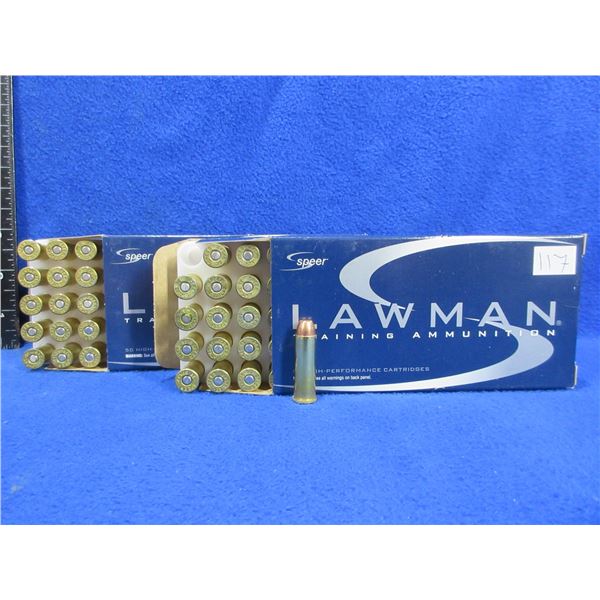 38 Spl +P (PICKUP ONLY) 158gr TMJ Speer Cartridges