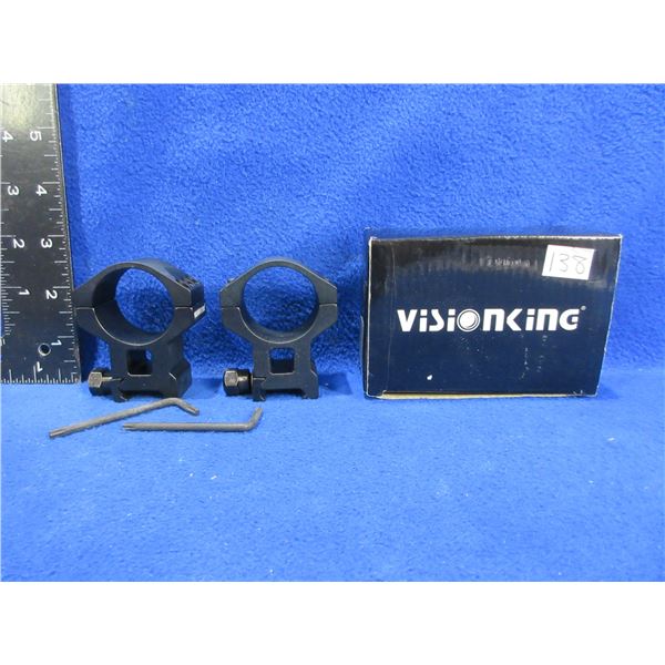 Visionking 35MM High Profile Scope Rings with Allen Keys