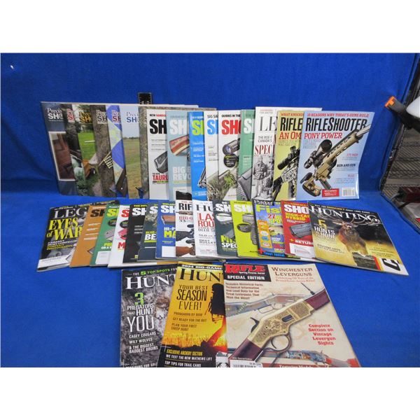 33 Assorted Hunting/Shooting Magazines