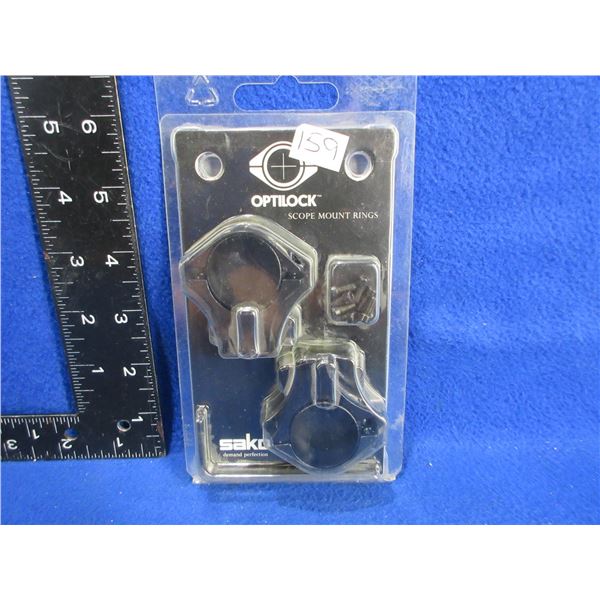 NEW - Optilock Sako 1" High Rings