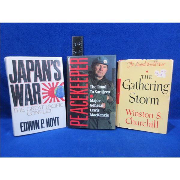 3 Books - Japan's War, Peacekeeper, The Gathering Storm