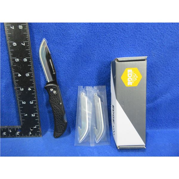 NEW - Outdoor Edge 3" Razor Onyx Lite Folding Lock Knife