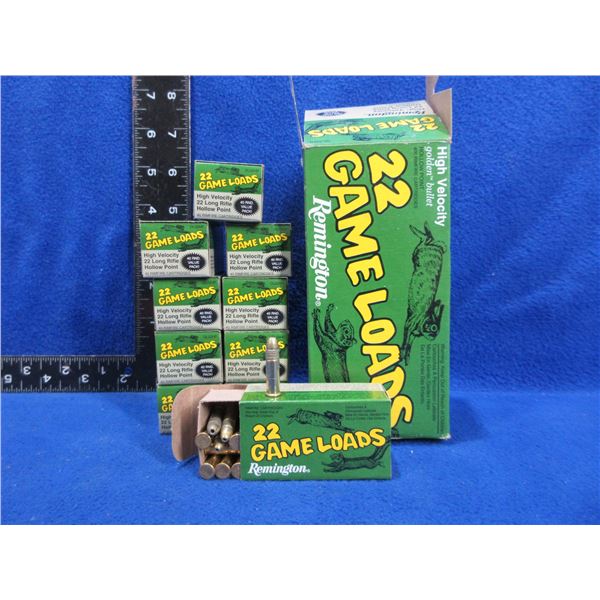 22 LR (PICKUP ONLY) 36gr HV HP 22 Gameloads Rem.