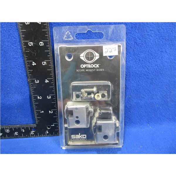 NEW - Optilock Sako Tikka SS Bases