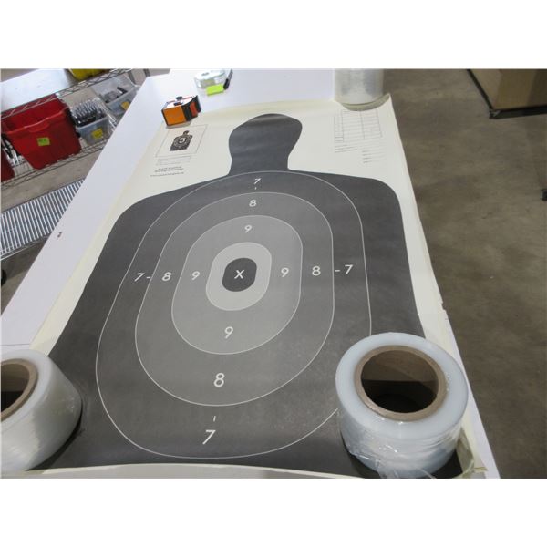 17 Targets - B-27E Gradient Scoring Silhouette - 35" x 23"