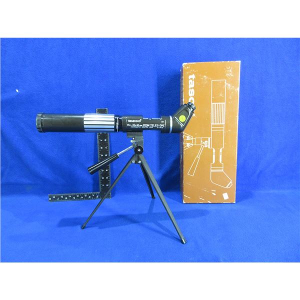 Tasco 19T 15x-45x40mm Zoom Telescope - Appears Clear