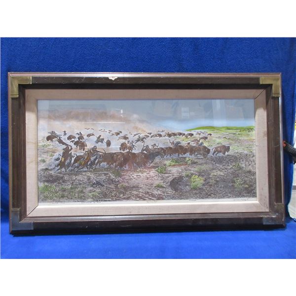 "Buffalo Hunt" Artist's Proof - Chipewyan - PICKUP ONLY