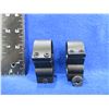 Image 2 : 1" See-Thru Scope Rings - For 22 LR Dovetail