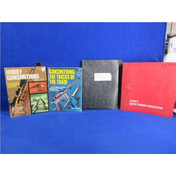2 Books & 2 Binders - Gunsmithing, Hunter Training, Etc.