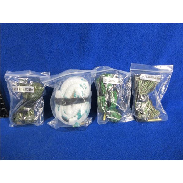 NEW - 4 Pull Thrus - 12 Ga., 22 Cal., 30 Cal., 38 Cal./9MM