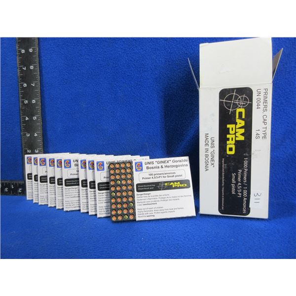 Unis "Ginex" Cam Pro (PICKUP ONLY) Small Pistol Primers