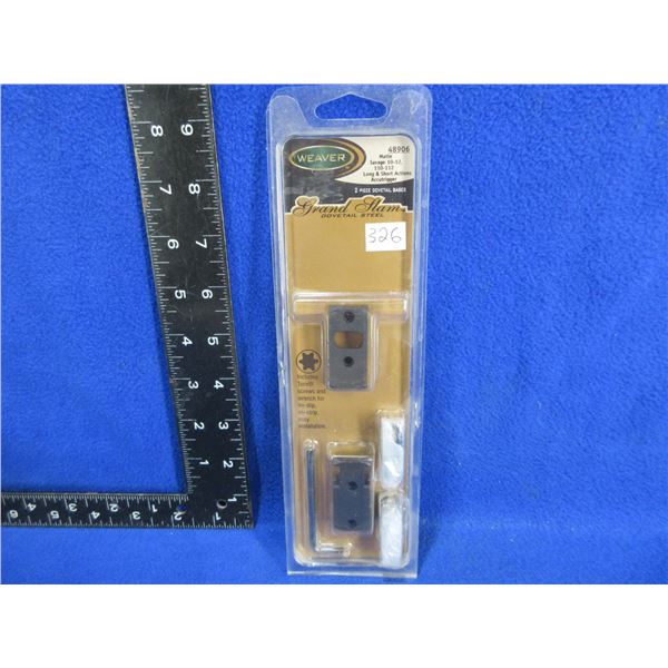 NEW - Weaver Grand Slam 2 Piece Dovetail Bases # 48906