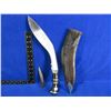 Image 1 : Kukri Knife 2 Knife Set (1 Missing) with Sheath - 12" Blade