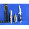 Image 2 : Folding Lock Blade Knife and Boot Knife with Sheath