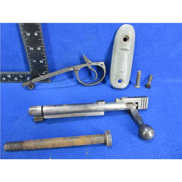 Lot of Misc. Lee Enfield Parts - Butt Plate, Bolt, Screws