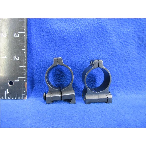 Talley CZ 1" Medium Steel Rings