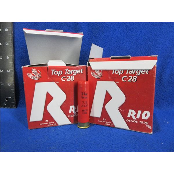 28 Ga. (PICKUP ONLY) 2 3/4" 7.5 Shot Top Target C 28 Rio