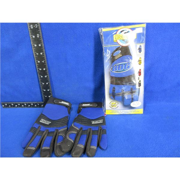 NEW - BDG (Bob Dale Gloves) - 2 Pairs - Size Med & Large