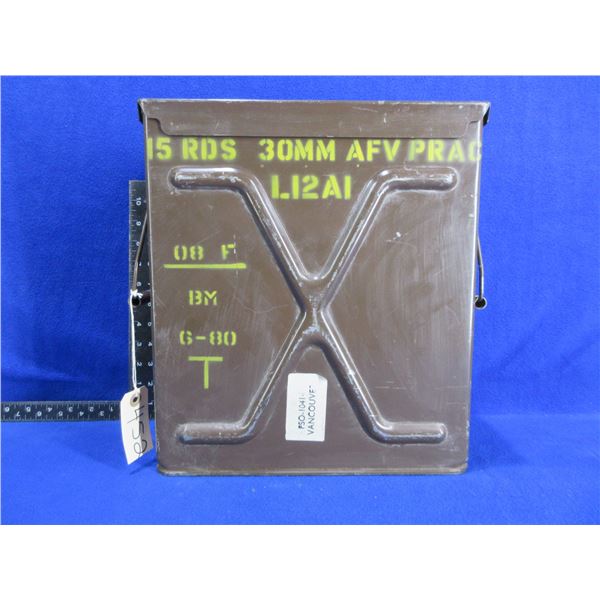 Metal Ammo Can - 12" x 5 1/2" x 13 1/2" High