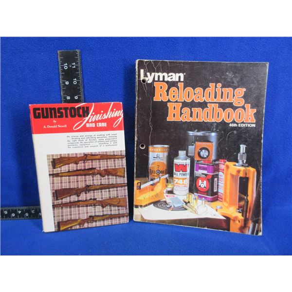 2 Books - Gunstock Finishing, Lyman Reloading Handbook