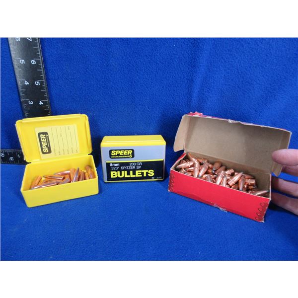 8MM .323" Speer and Hornady Bullets