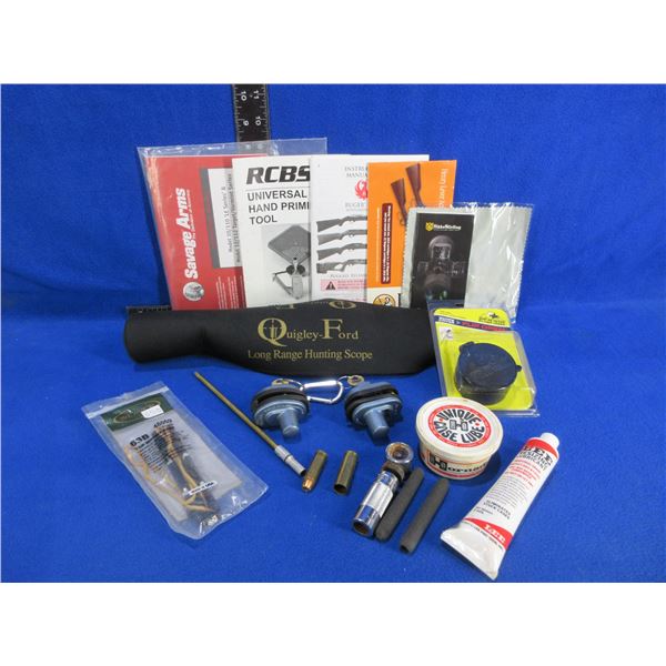 Lot of Misc. - Trigger Locks, Scope Cover, Weaver Base, Etc