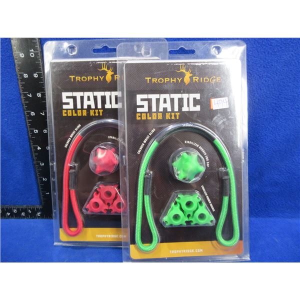 NEW - 2 Tropy Ridge Static Color Kits - 1 Red, 1 Green