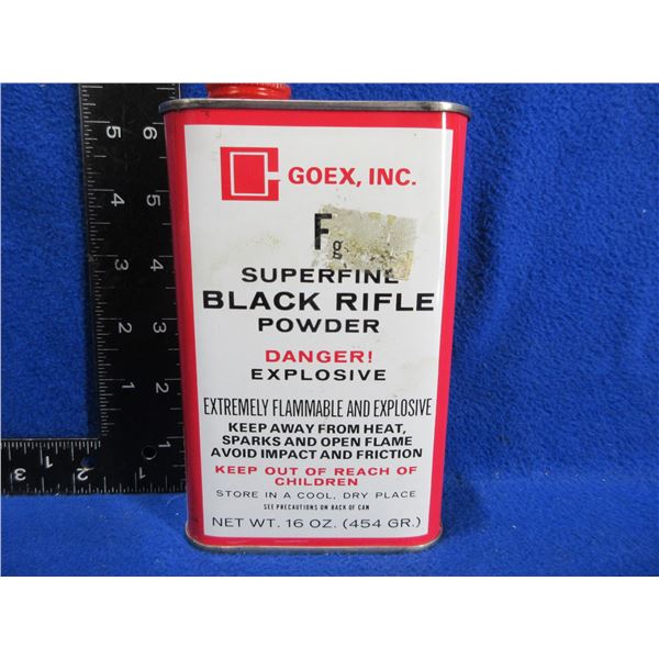 GOEX Fg Superfine Black Rifle Powder - 1 lb Tin