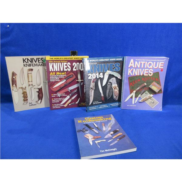 5 Books on Knives - Antique Knives, Knifemaking, Etc.