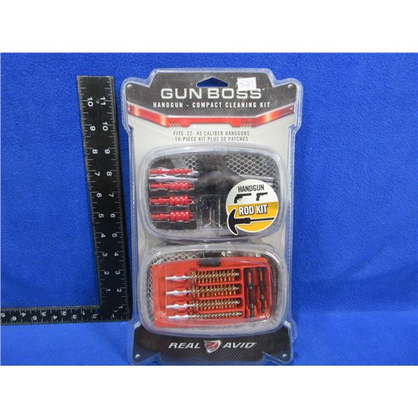 NEW - Real Avid Gunboss Handgun Compact Cleaning Kit