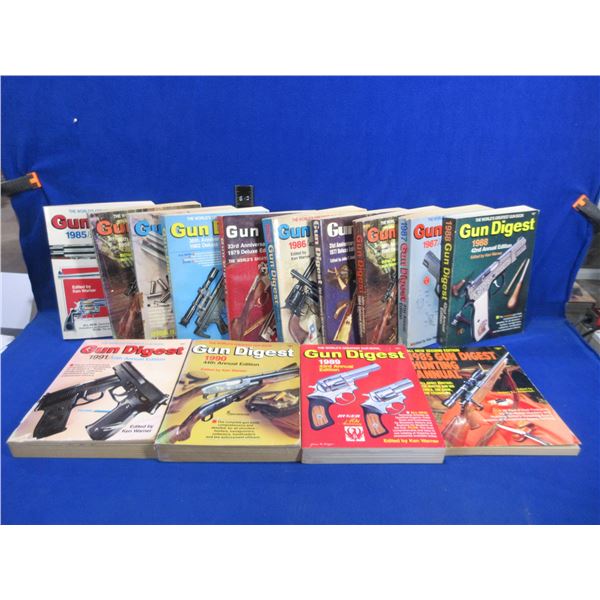 14 Gun Digest Books - 1970's to 1990's