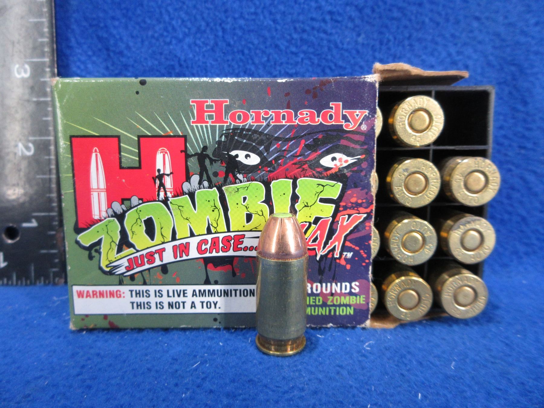 45 Auto (PICK UP ONLY) 185gr Z-Max Hornady Cartridges