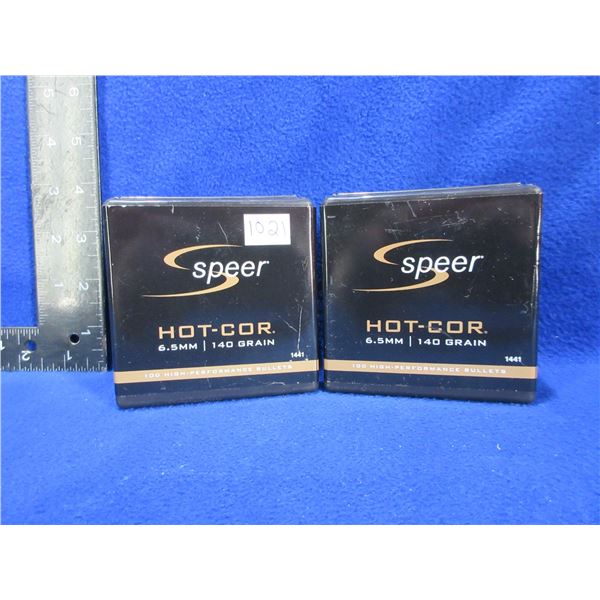6.5MM .264" Spitzer SP Speer Hot-Cor Bullets