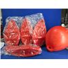 Image 1 : 4 Red Boat Anchor Buoys/ Dock Bumpers
