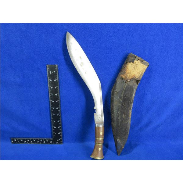 Kukri Knife with Sheath - 12" Blade