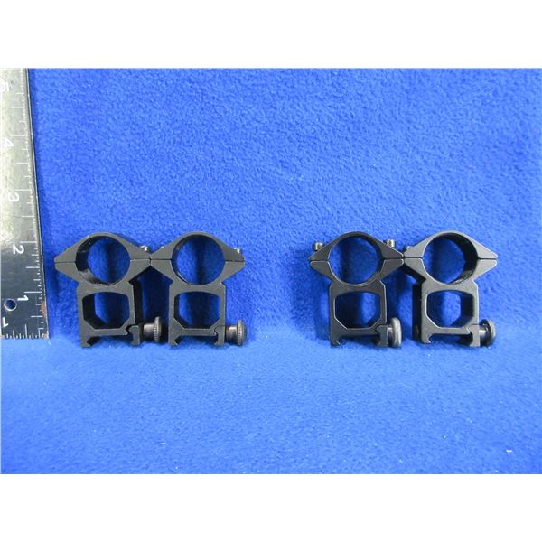 2 Pairs 1" See-Thru Scope Rings