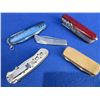 Image 2 : 5 Assorted Folding Blade Pocket Knives